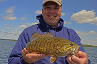 Smallmouth Bass caught by Paul Kautza during his stay in Grand Rapids