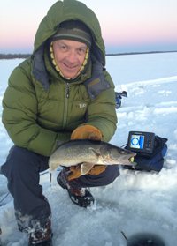 Ice Fishing Walleye Winnibigoshish