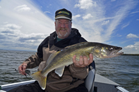 Walleye Caught on Leech Lake by Larry Lashley
