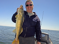 Walleye caught by Jeff Kuehl on Lake Winnibigosh