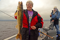 Walleye caught by Penny Bunn Becker