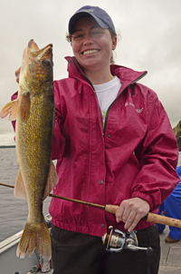 Walleye caught by Jenna Duncalf on Bowstring Lake