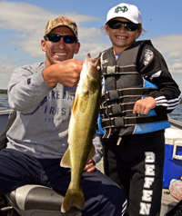 Walleye caught by Jackie Jares on Winnibigoshish 