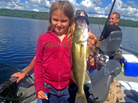 Walleye caught by Mabel Krueger in Grand Rapids 