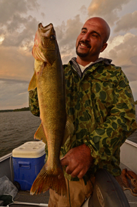 Walleye caught on Pkoegama Lake by Dino