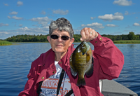 image of Atcha Nolan holdin big Bluegill