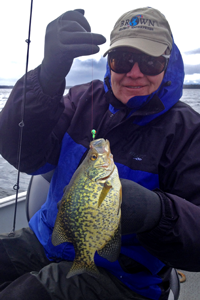 image of Dale Wheeler, New Orleans LA holding a big Crappie