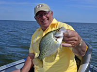 image of Arne Danielson holding Red Lake Crappie