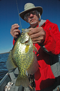 Dale Schroeder with Slab Crappie