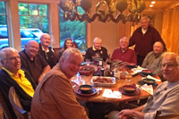 image of group having a fish fry