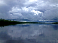 image of small deer river area lake