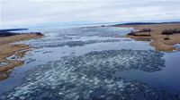 image of the Third River Flowing into Lake Winnibigoshish