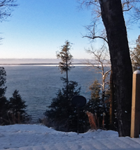 Photo of Bowstring Lake ice conditions