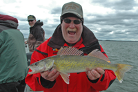 image denotes Leech Lake Walleye Survey