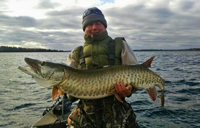 image of Lee Carlson with Big Musky