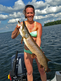 image of Northern Pike caught on Cass Lake by Sara
