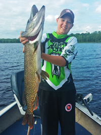 image of Northern Pike caught on Pokegama Lake by Gideon