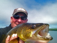 image of jeff sundin with a nice walleye