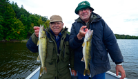 image of Gary and Paul Vitse with nice Walleyes