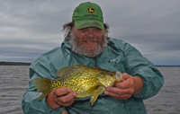 image of James Erickson with big Crappie