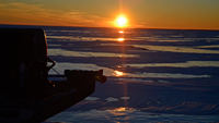 image of ice conditions on Lake Winnie