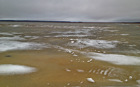image of White Oak Lake ice conditions