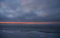 image of Bowstring River covered with ice