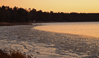 image of open water at Cutfoot Sioux