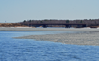 image of ice out on Pokegama Lake