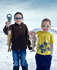 image of Johnny and Geno on Lake of the Woods