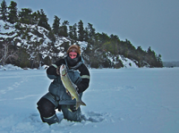 image of Kyle with Lake Trout
