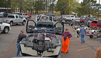 image of the boat ramp at Leech Lake Federal Dam