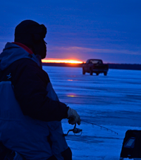 image of Leech Lake Ice Fishing