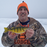 image of Phil Goettl holding large Perch