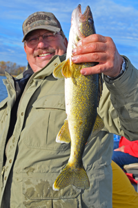 image of Roger with nice Walleye