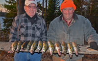 image of Keith Poliachik and Mike with nice limit of Walleyes