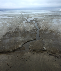 image of ice conditions at leech lake