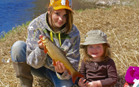 image of Amanda Castellano with Prairie River Sucker