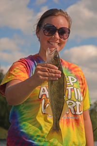 image of Jp Bellamy holding nice Walleye