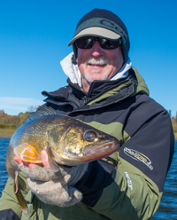 image of Craig Anderson with big Walleye