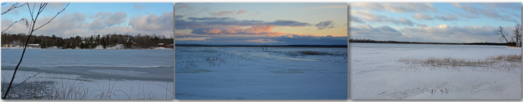 image of 3 frozen lakes in Grand Rapids