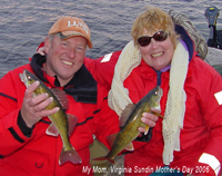 image of Virginia Sundin on Walleye Opener 2006