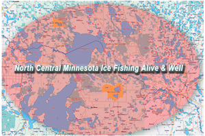 map of north central minnesota