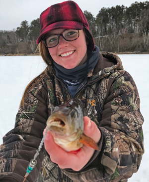 image of Joelle Bellamy with nice perch