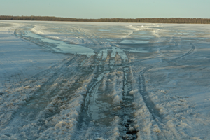 image of ice conditions at grand rapids