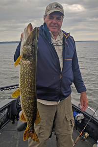 image of dick williams with big pike