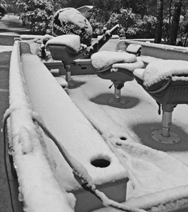 image of snow covered boat