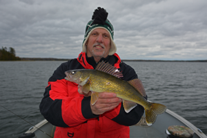 image of phil goettl with nice walleye