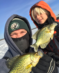 image of mark thompson with crappies