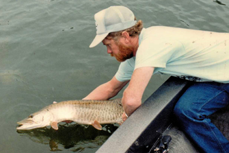 image of greg clusiau's first musky